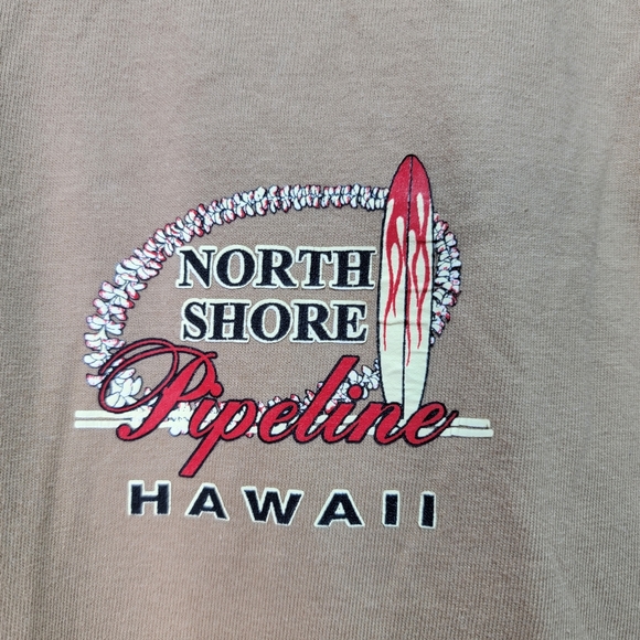 Vintage Men's Hawaii North Shore Pipeline Long Sleeve Graphic T-Shirt Size XXL. - Picture 3 of 6